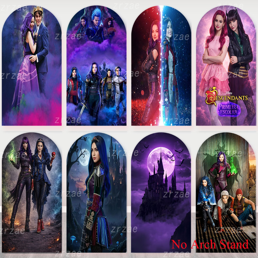 Cosplay Floating Prop - Descendants Arch Backdrop Boy Girl Birthday