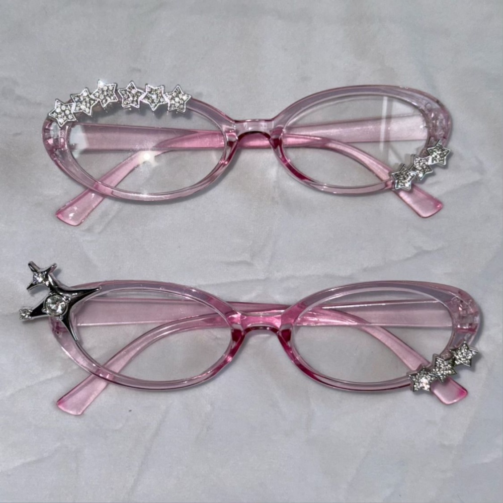 Y2K Star Rhinestone Cat Eye De - Cosplay Floating Prop recension och pris