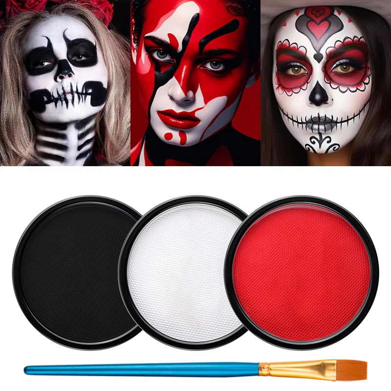 3pcs Black White Red Water‑Bas - Cosplay Prop Paint recension och pris