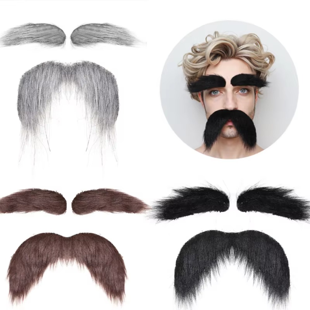 Funny Self-Adhesive Fake Beard - Cosplay Prop Kit recension och pris