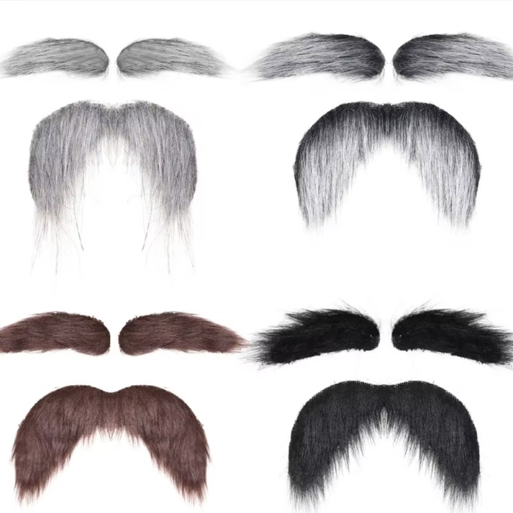 Funny Self-Adhesive Fake Beard - Cosplay Prop Kit recension och pris
