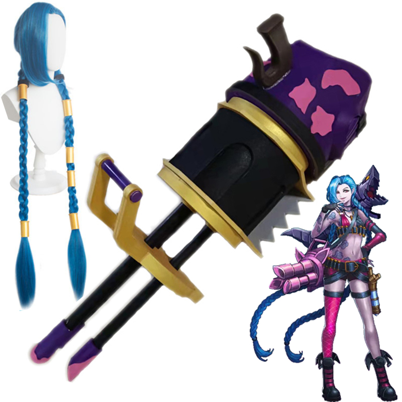 Custom Made LoL Arcane Jinx Co - Cosplay Material For Prop recension och pris