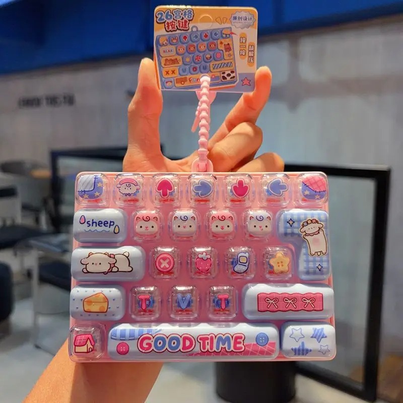 *Candy Color Keycap Keychain C - Cosplay Fire Prop recension och pris